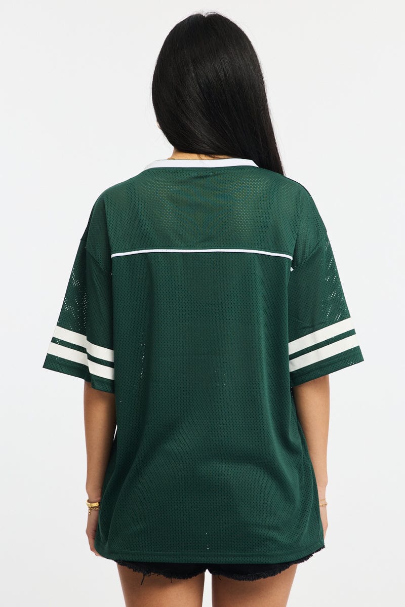 Green Sport Tee Short Sleeve - Image 4