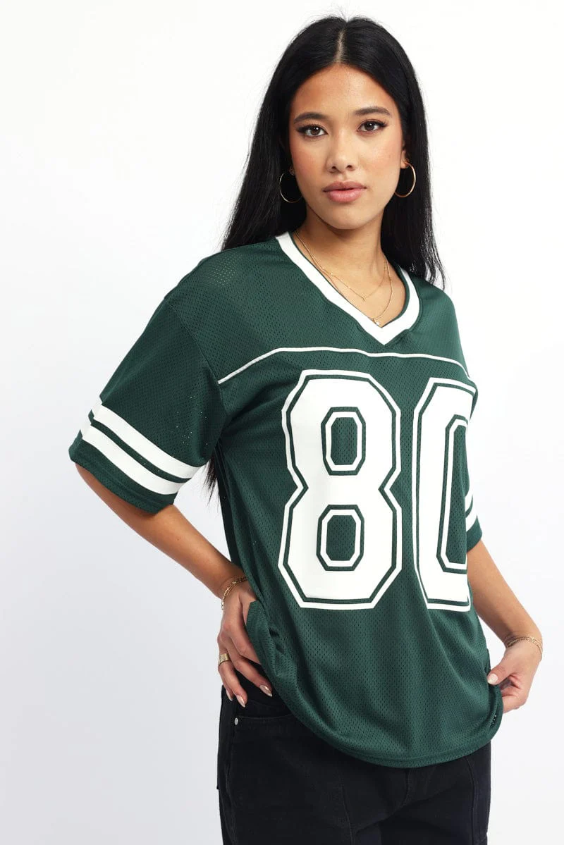 Green Sport Tee Short Sleeve - Image 3