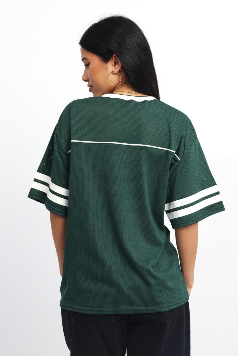 Green Sport Tee Short Sleeve - Image 4
