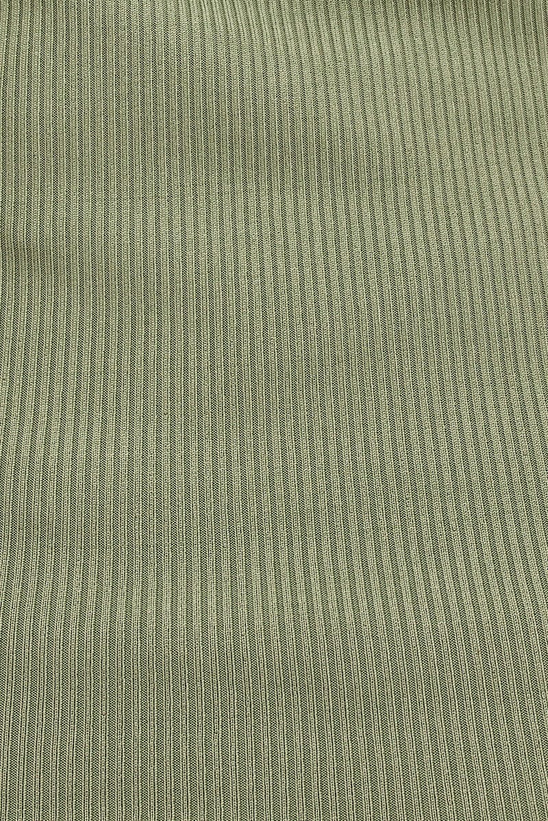 Green Twist Front Ribbed Sleeveless Top - Image 6