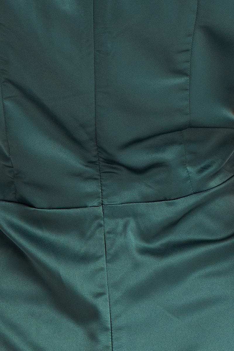 Green Twist Front Top Long Sleeve - Image 6