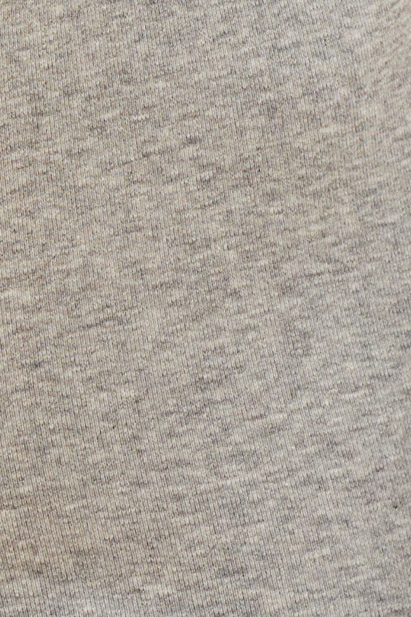 Grey Cotton Bralette Cotton Stretch Scoop Neck - Image 6