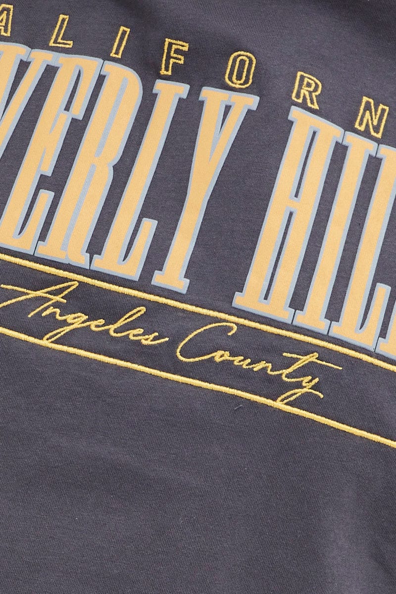 Grey Graphic Tee Short Sleeve - Image 6