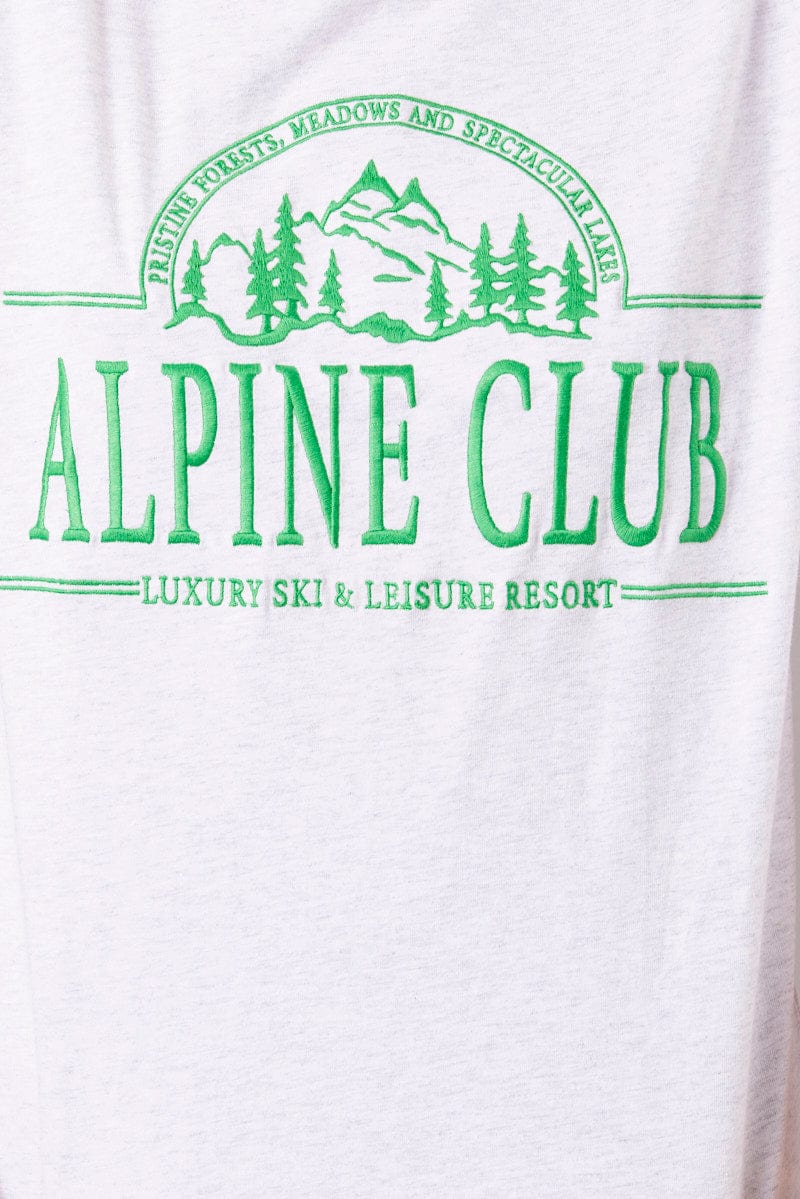 Grey Graphic Tee Short Sleeve - Image 6