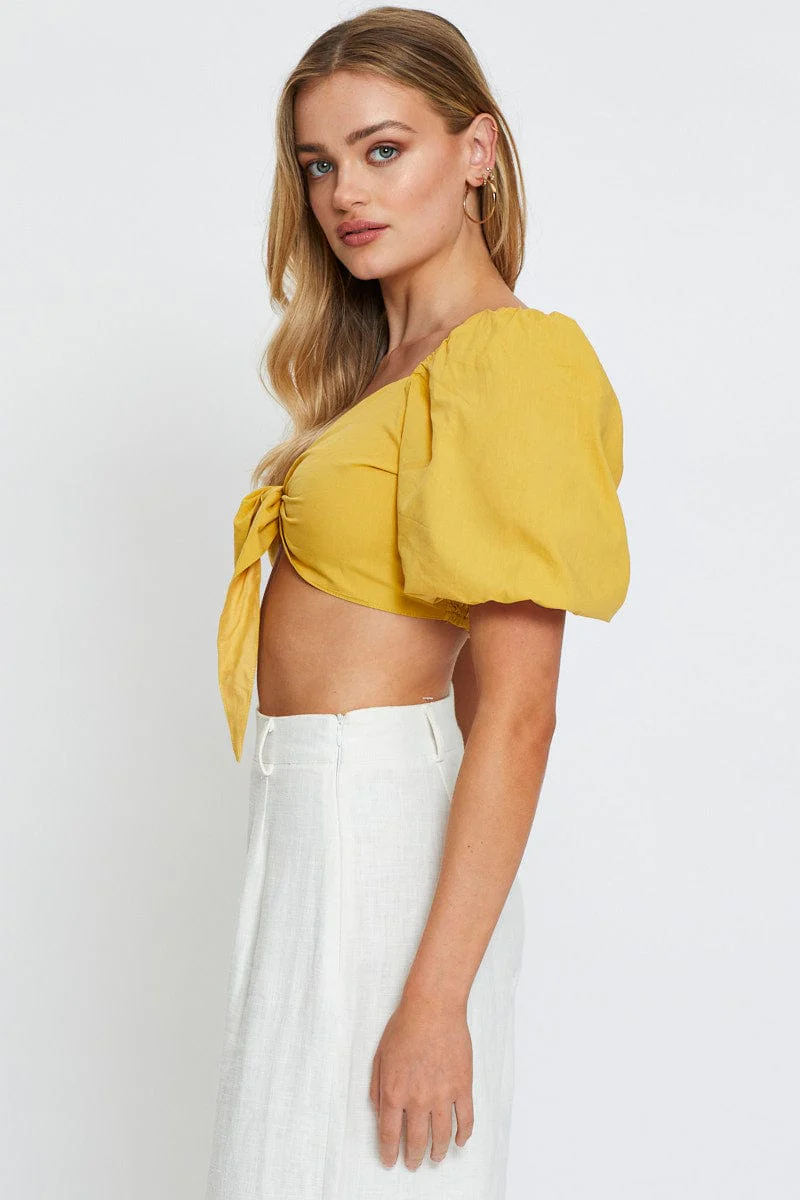 Light Must Crop Top Tie Up - Image 4