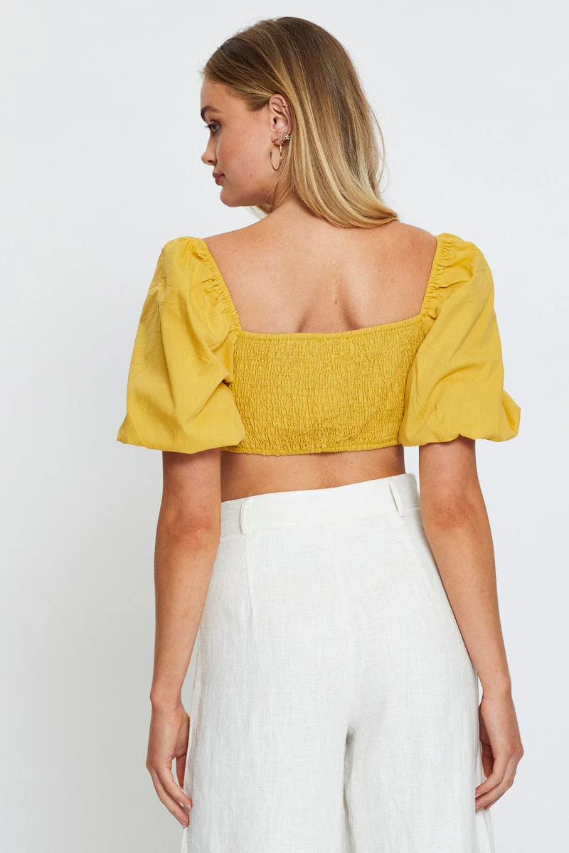 Light Must Crop Top Tie Up - Image 5