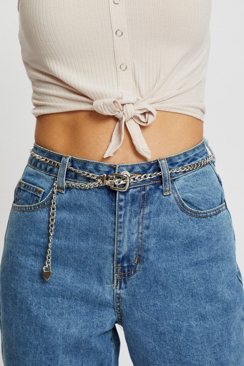 Metallic Chain Belt