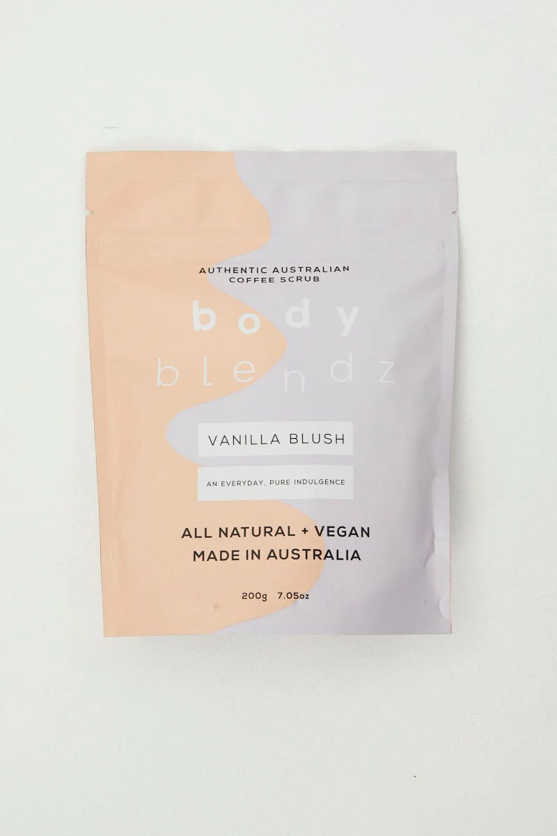 Multi Body Blendz Vanilla Blush Coffee Scrub 200G - Image 2