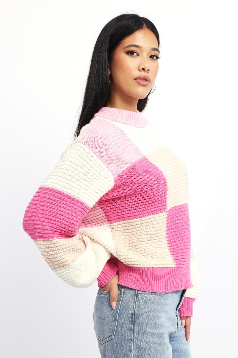 Multi Check Knit - Image 3