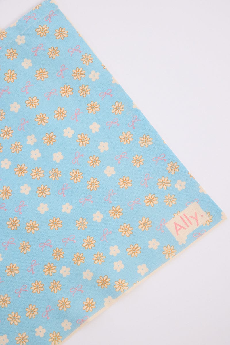 Multi Ditsy Tote Bag Printed Flower Power - Image 2