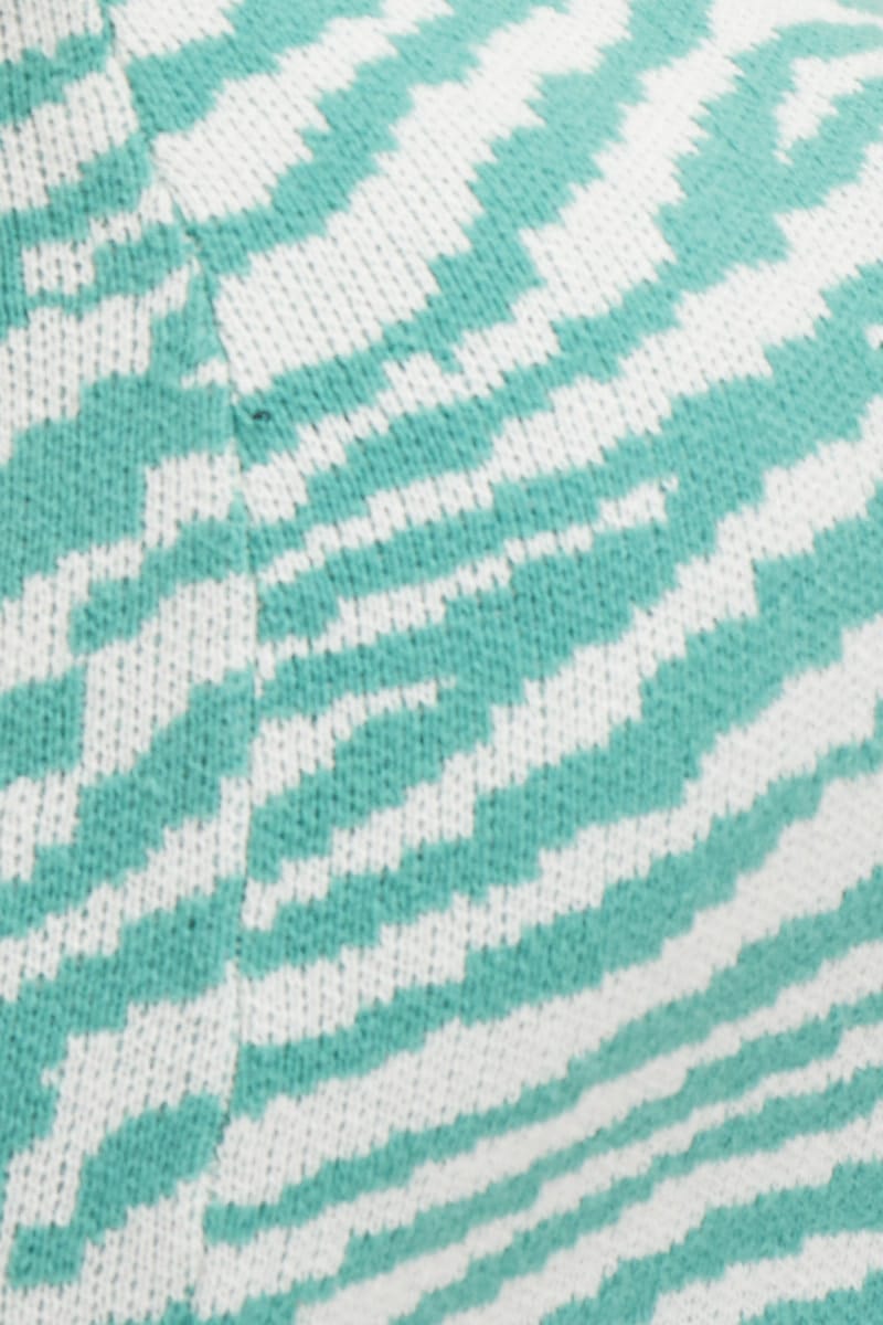 Multi Knit Dress Evening Halter Neck - Image 6