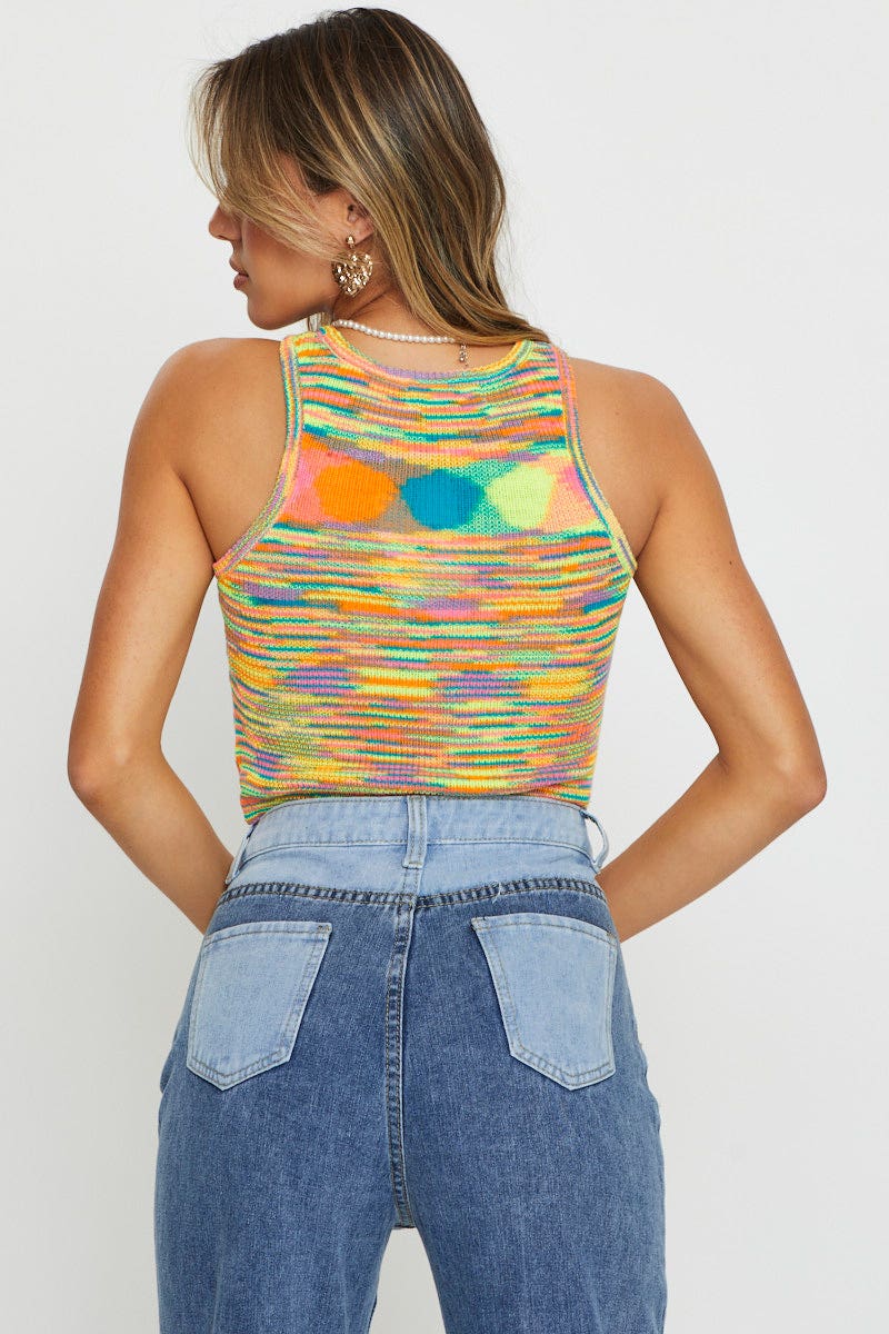 Multi Knit Top Sleeveless - Image 5