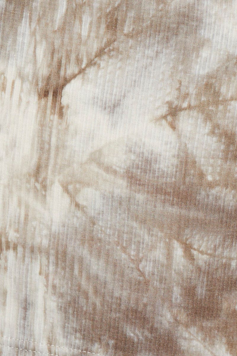 Multi Tie Dye Racer Neck Top - Image 6