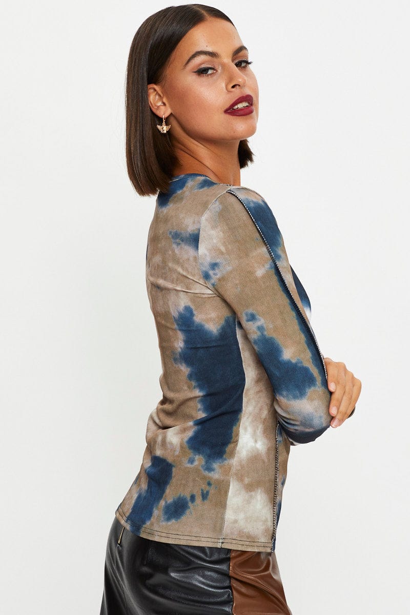 Multi Tie Dye Top - Image 4