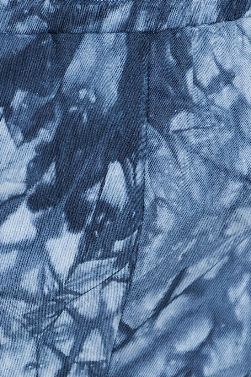 Multi Tie Dye Wide Leg Jean - Image 6