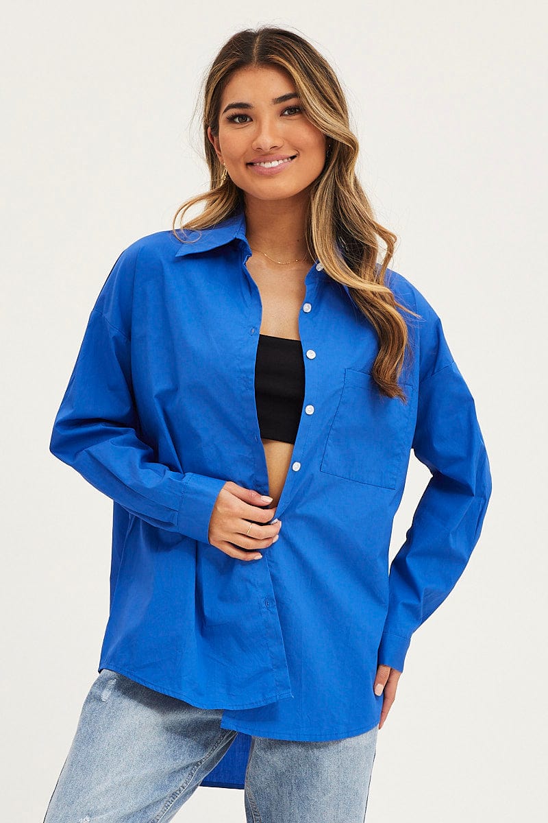 Navy Long Sleeve Shirt - Image 3