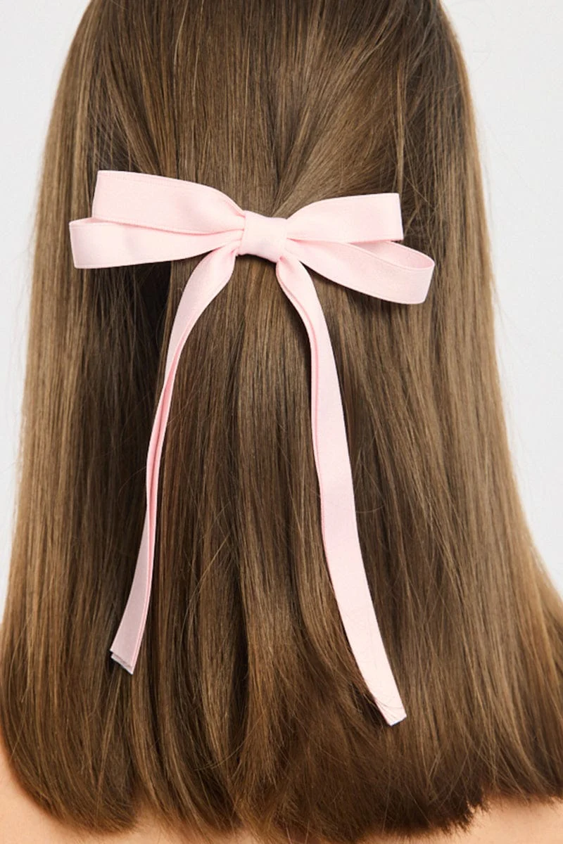 Pink Bow Hair Clips - Image 2
