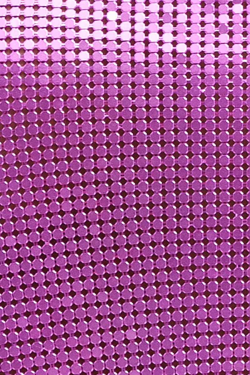 Pink Chainmail Top Party Evening - Image 6