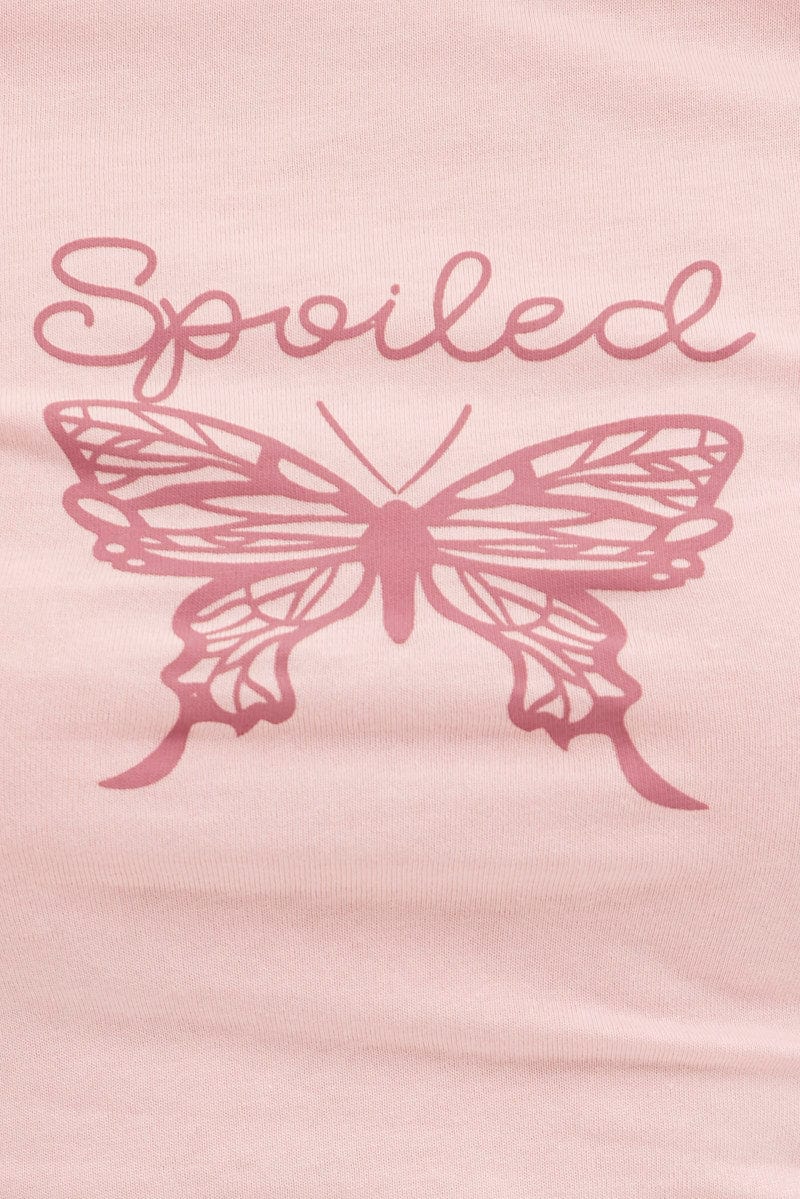 Pink Crop T Shirt - Image 6