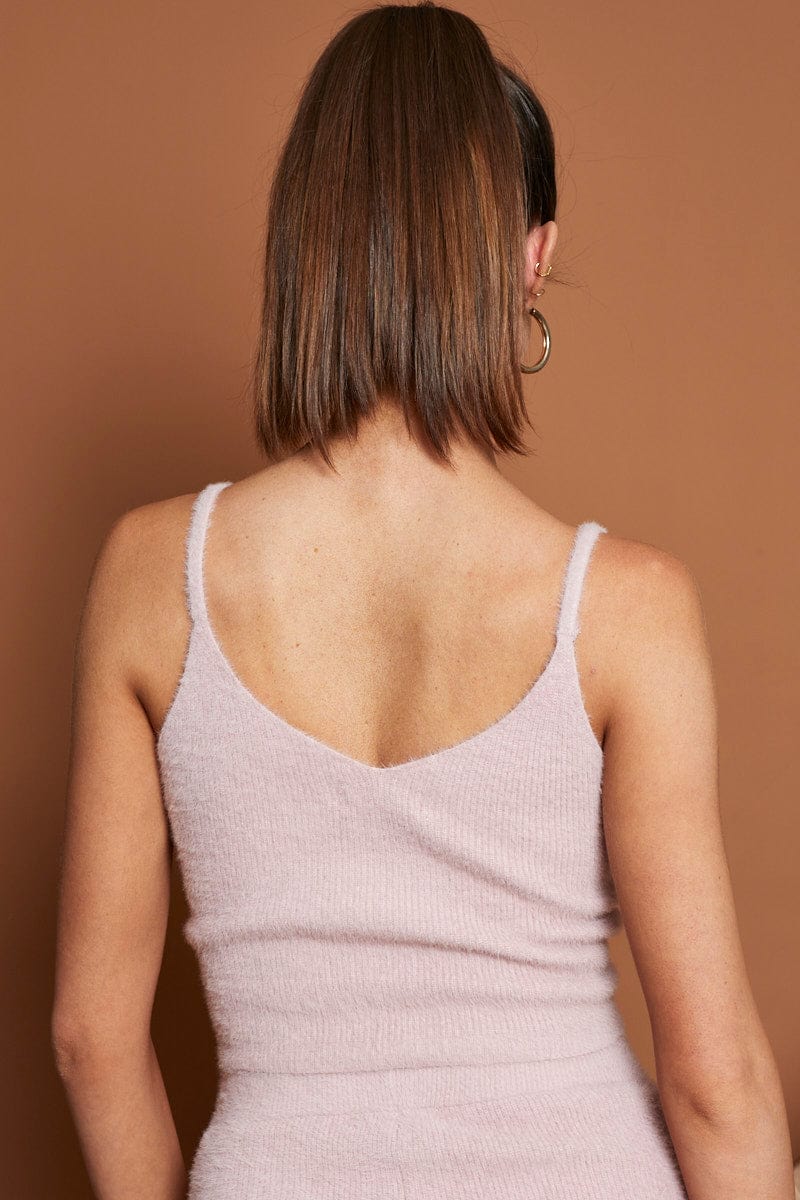 Pink Fluffy Knit Top - Image 5