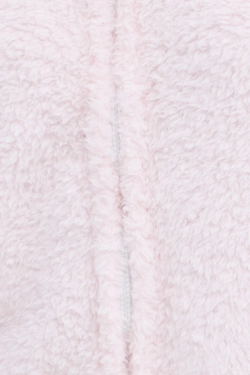 Pink Fluffy PJ Cosy Pyjama Onesie - Image 6