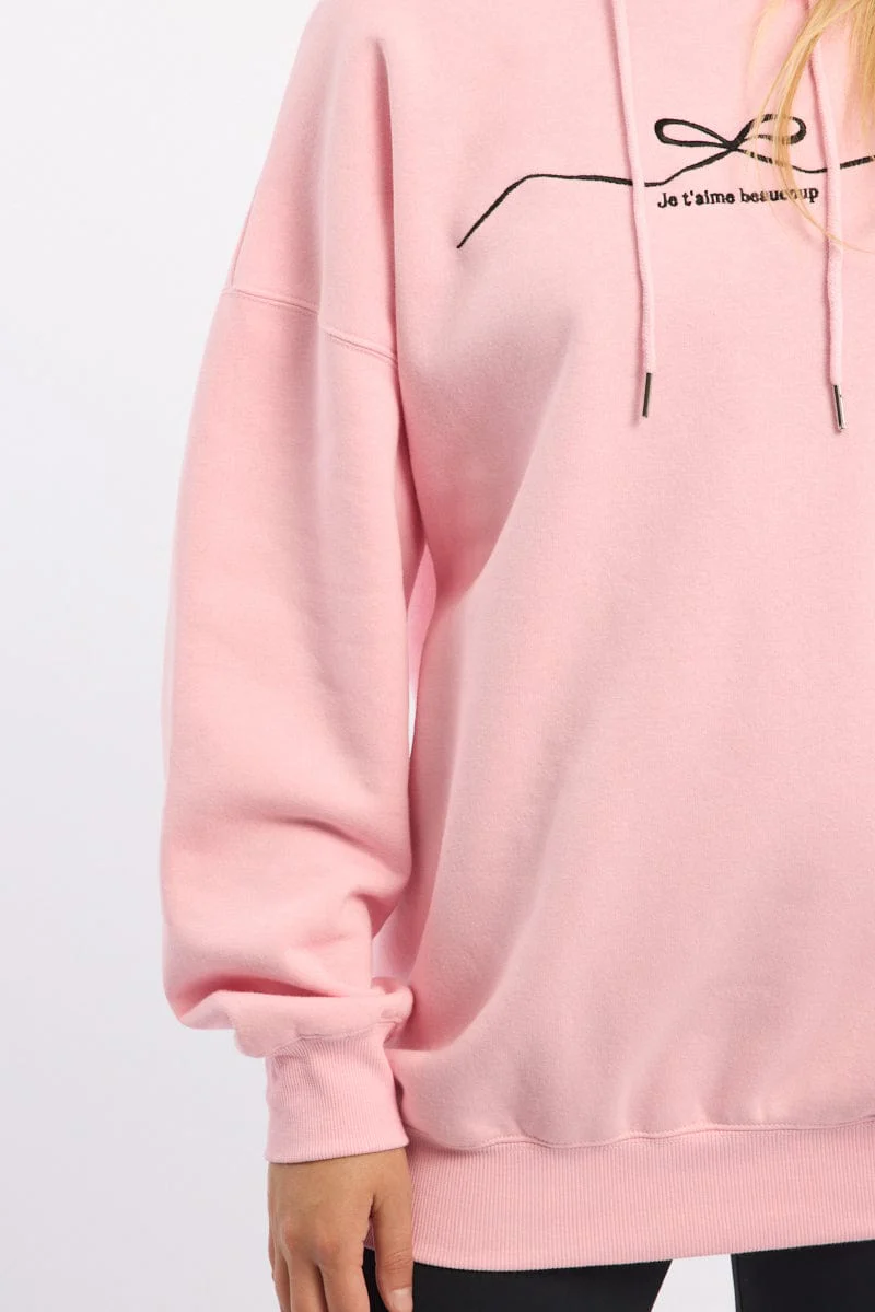 Pink Graphic Hoodie - Image 5