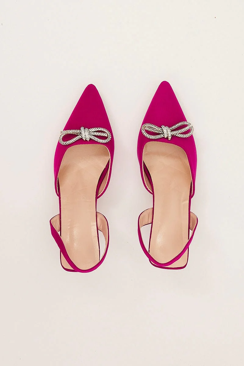 Pink Heeled Slingback - Image 2