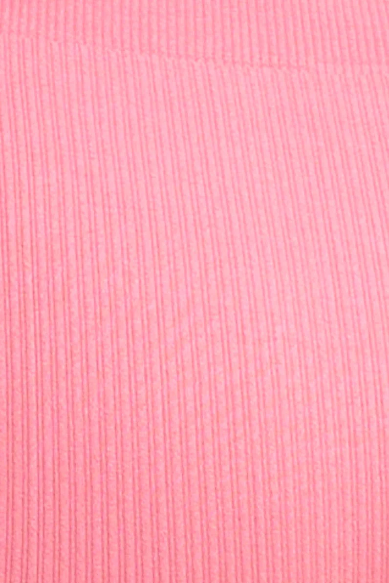 Pink Highneck Seamless Cami - Image 6