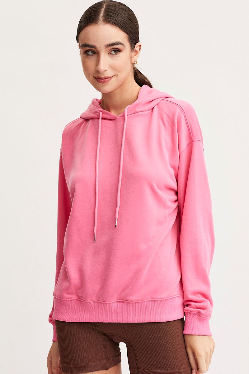 Pink Hoodie Long Sleeve - Image 7