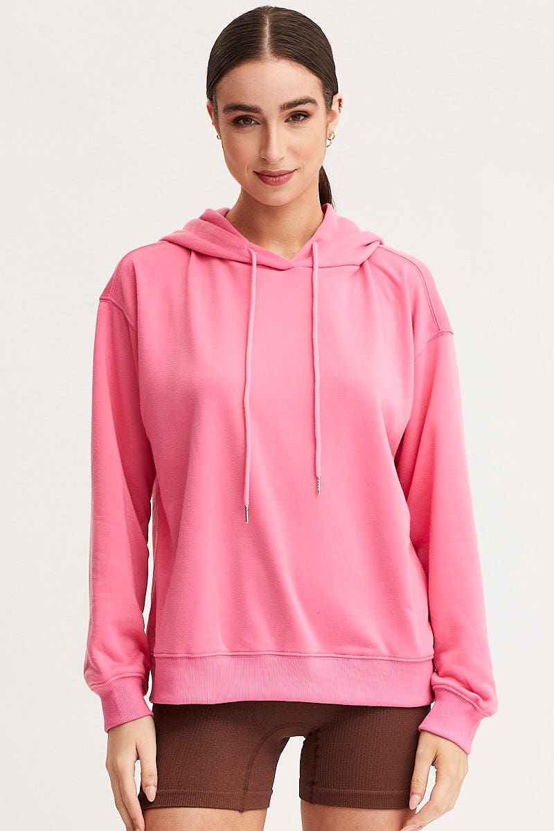 Pink Hoodie Long Sleeve - Image 9