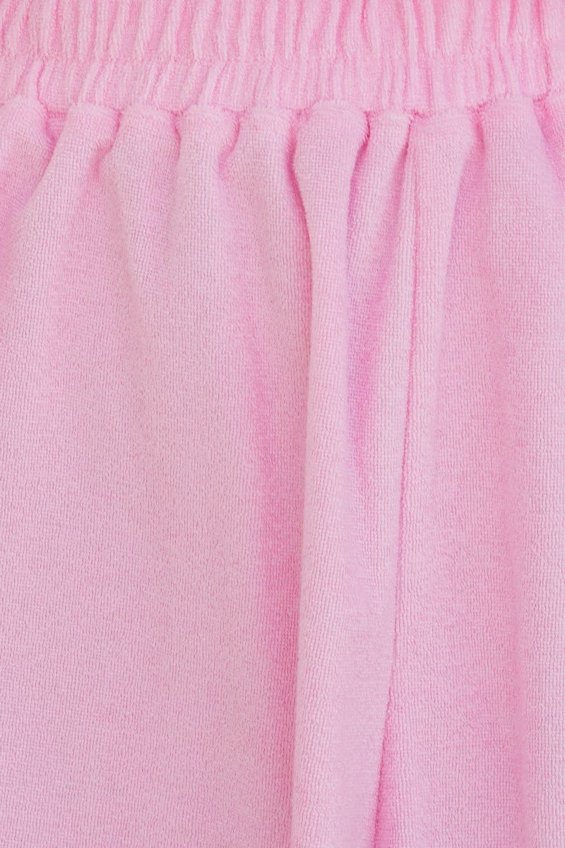 Pink Lounge Shirt Terry - Image 6