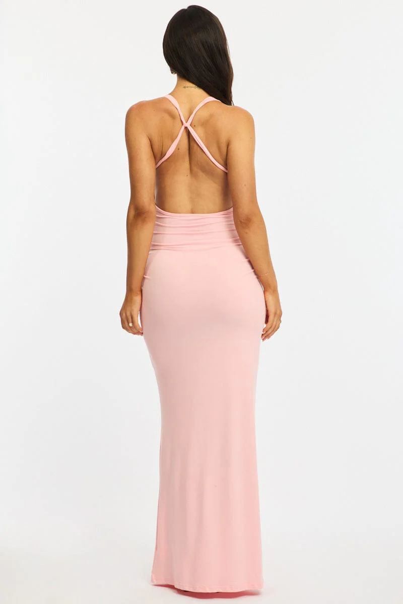 Pink Maxi Dress - Image 4