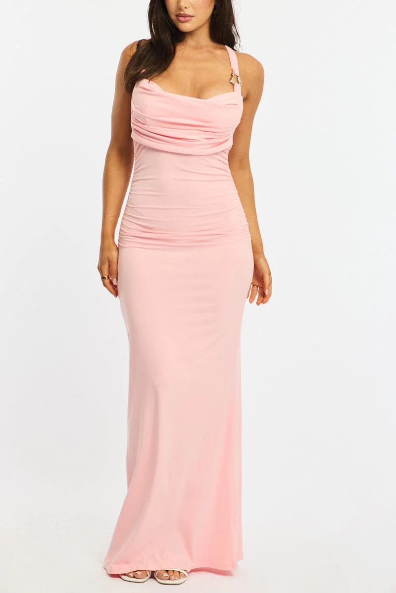 Pink Maxi Dress - Image 5