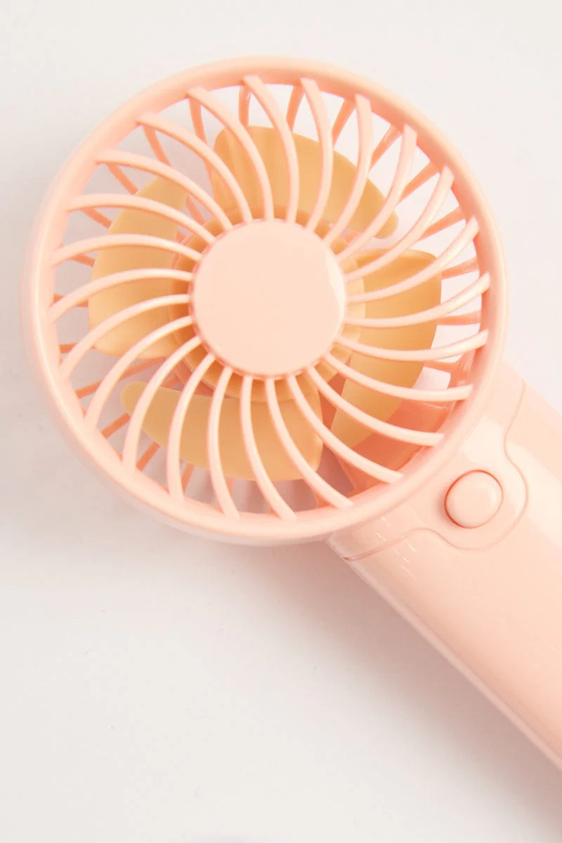 Pink Mini Fan - Image 3