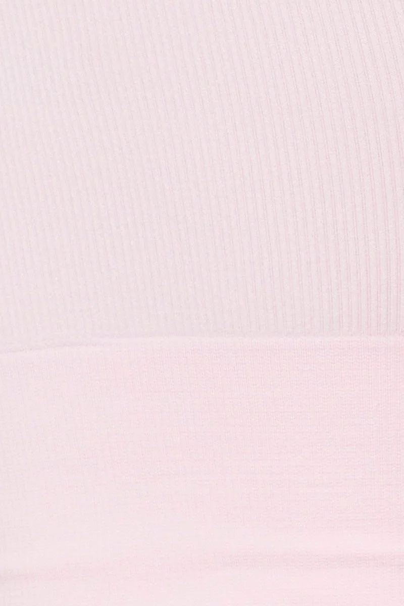 Pink Singlet Top Seamless Crop - Image 7