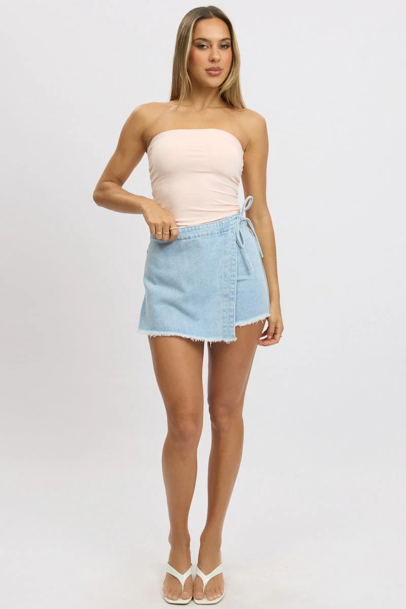 Pink Supersoft Bandeau Top - Image 2