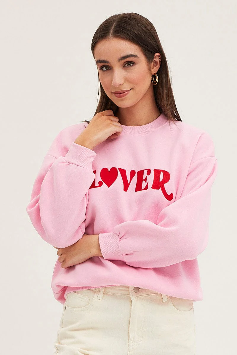 Pink Sweater Long Sleeve - Image 3