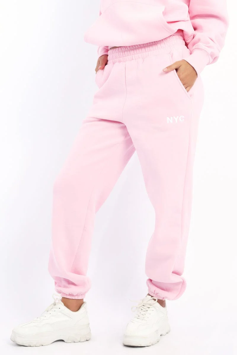 Pink Track Pants Jogger - Image 2