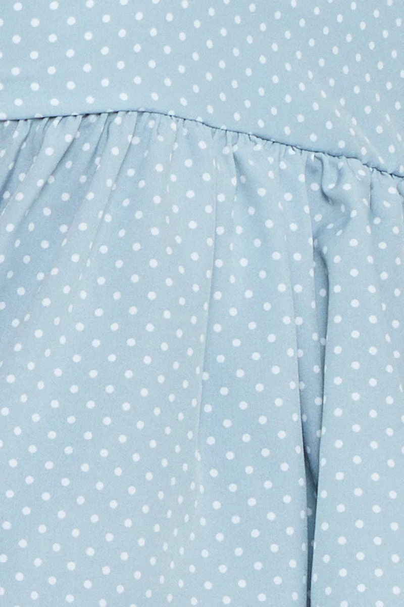Polka Dot Cami Top Peplum - Image 6