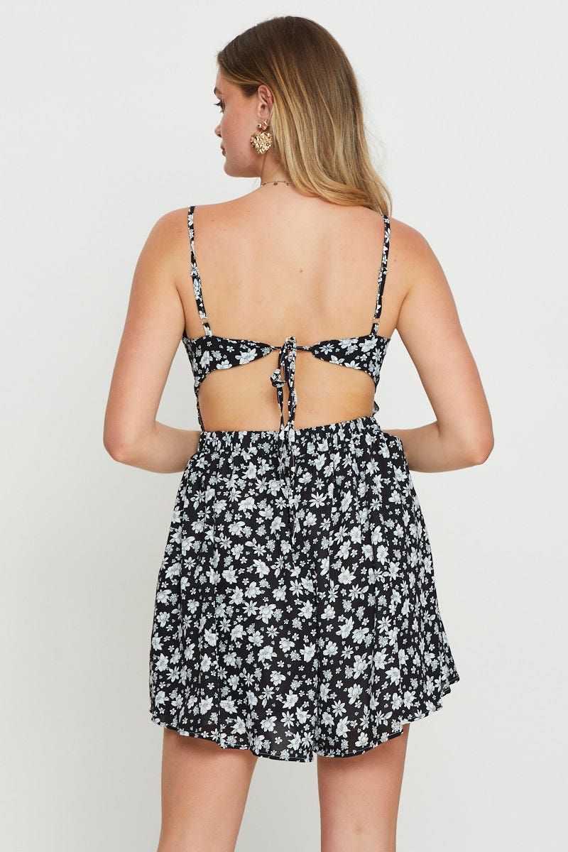 Print A Line Playsuit - Image 5