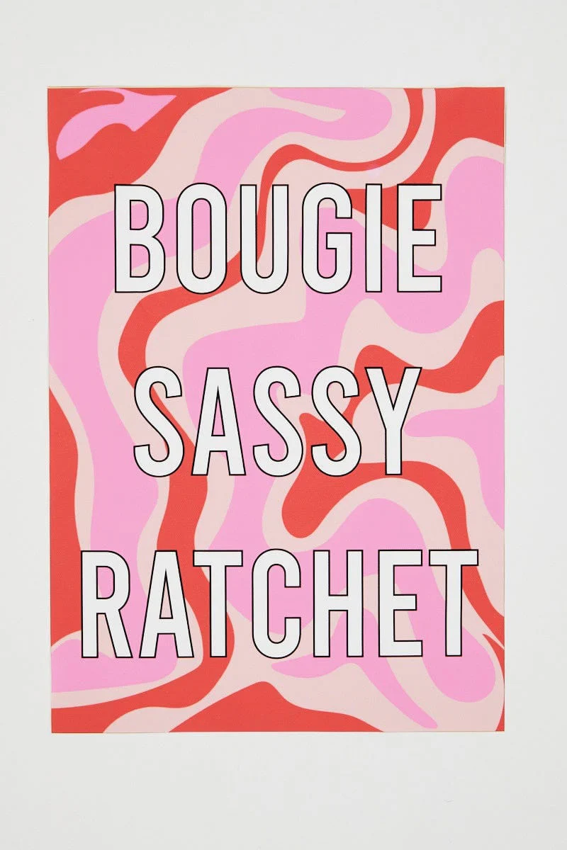 Print Bougie Sassy Rachet A3 Poster Prints - Image 2