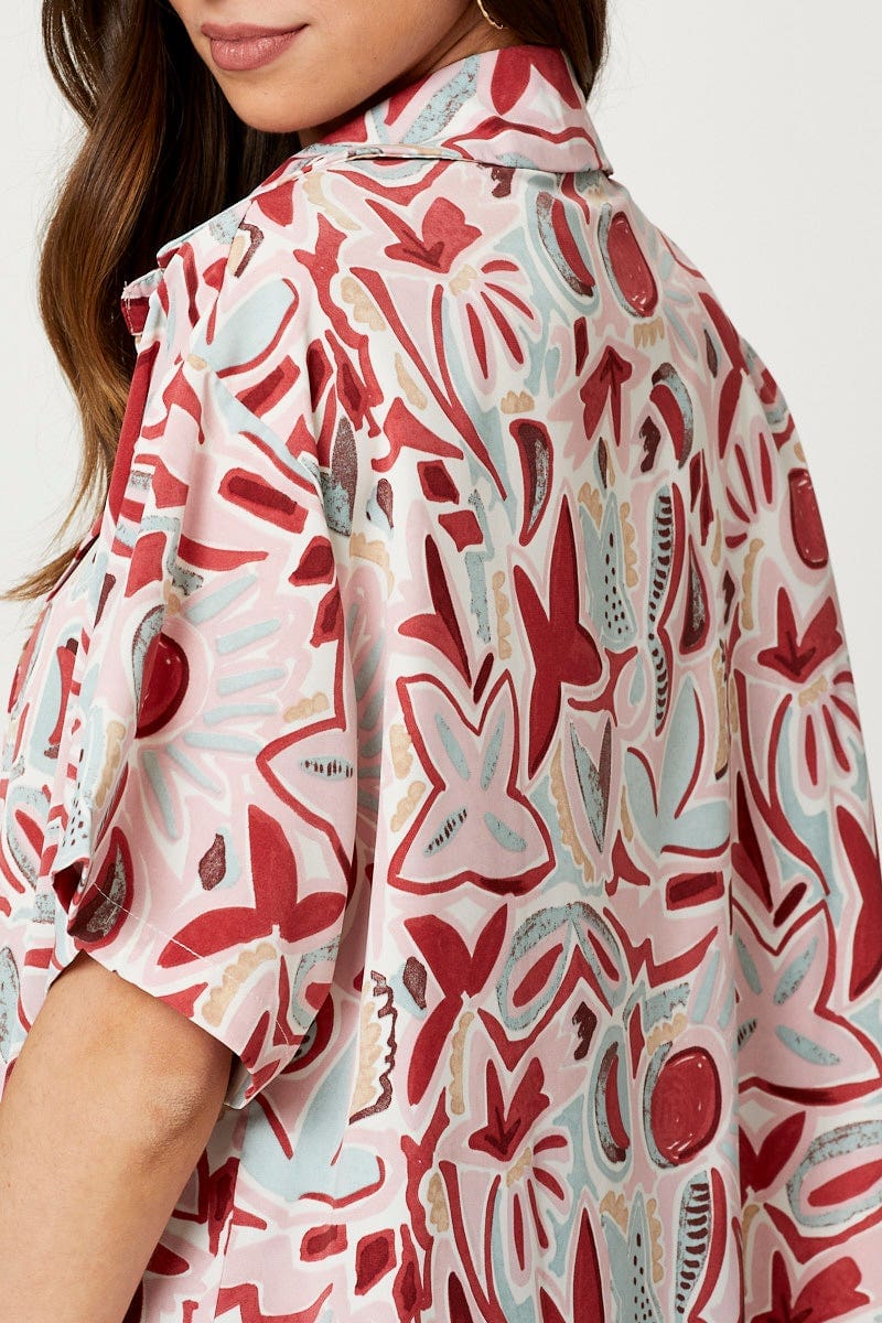 Print Button Down Printed Shirt - Image 5