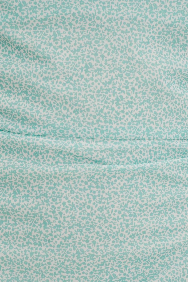 Print Cowl Neck Drawstring Slip Dress - Image 6