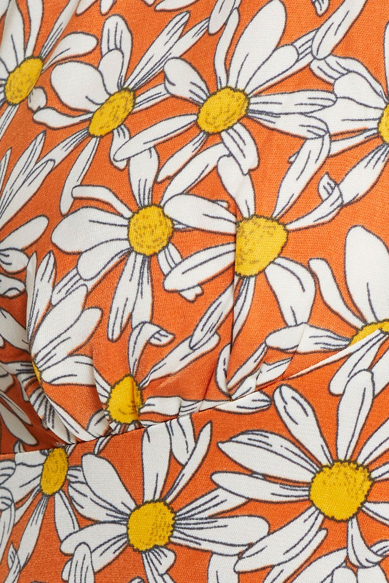 Print Crop Top Sleeveless Halter - Image 6