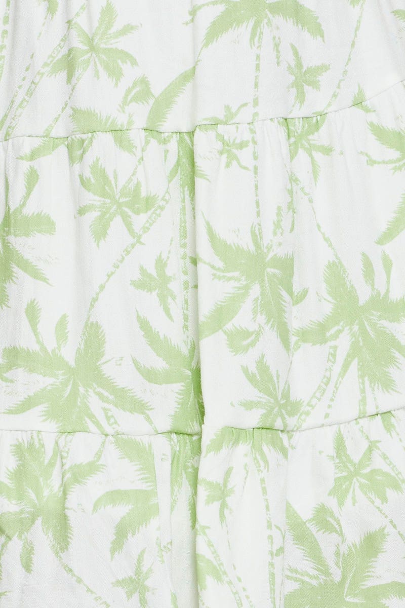 Print Flare Skirt Mini High Rise - Image 6