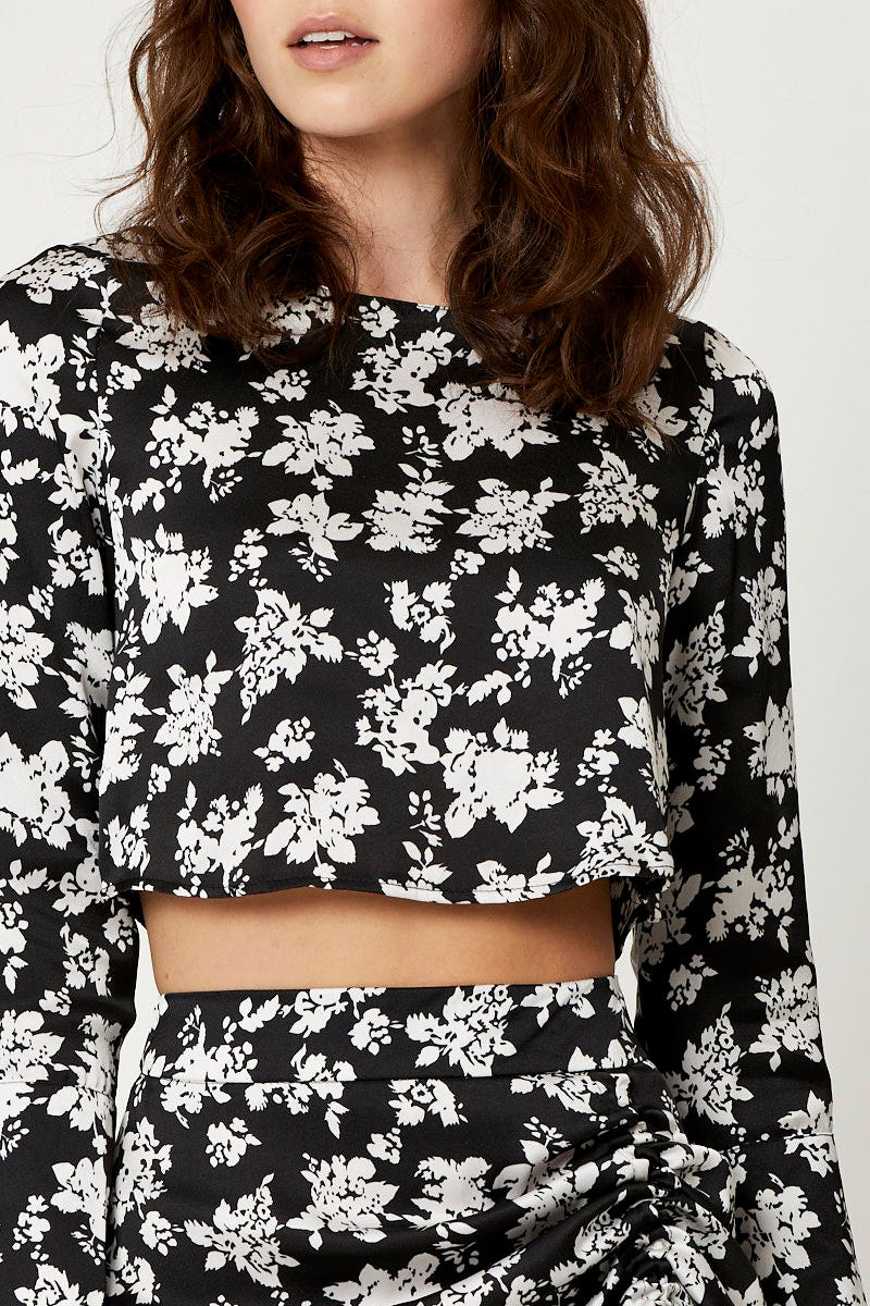 Print Long Sleeve Top - Image 5