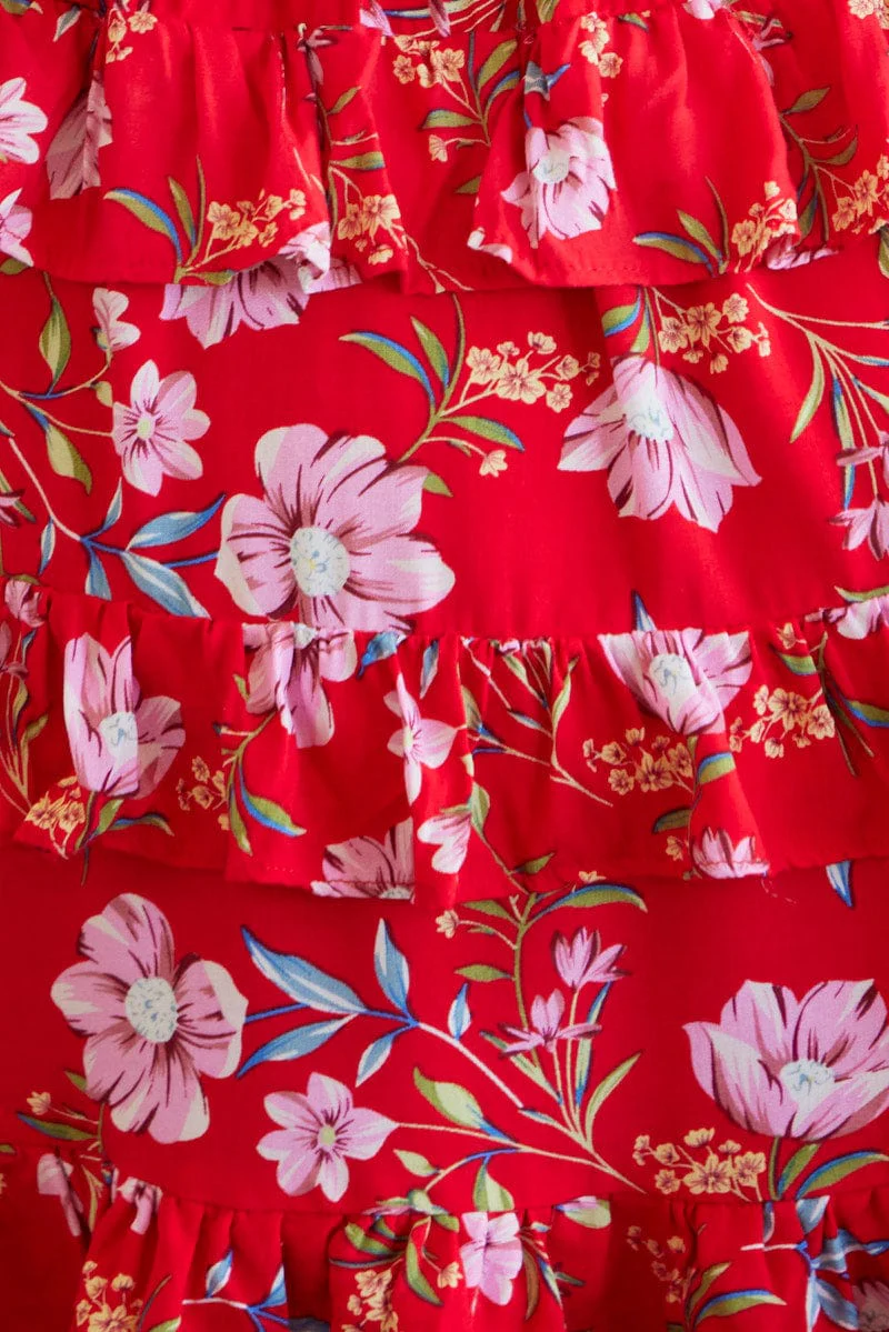 Print Mini Dress One Shoulder Sleeveless - Image 6