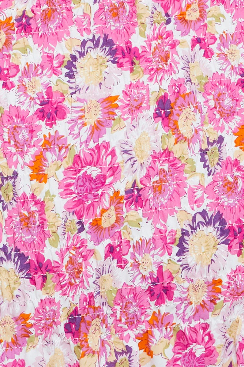 Print Mini Dress Short Sleeve - Image 6