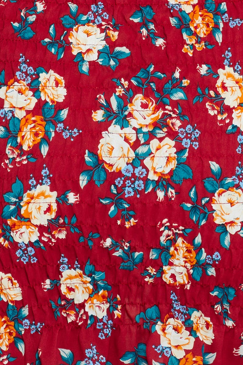 Print Mini Dress Short Sleeve - Image 6