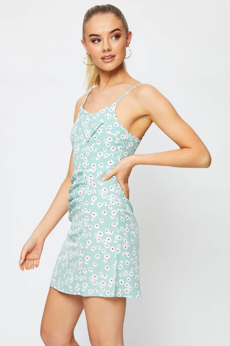 Print Mini Dress Sleeveless - Image 4